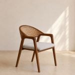 Silla comedor esterilla madera Petiribí Alba