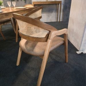 Silla comedor esterilla madera Petiribí Alba - SILVINA C 13 (1)