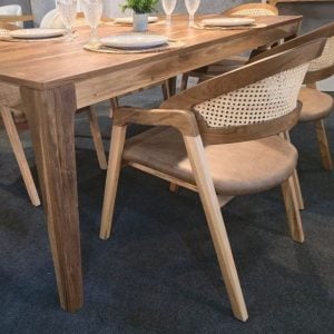 Silla comedor esterilla madera Petiribí Alba - SILVINA C 42324 (1)