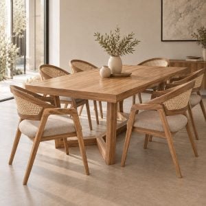 Silla comedor esterilla madera Petiribí Alba - SILVINA C 52325 (8)