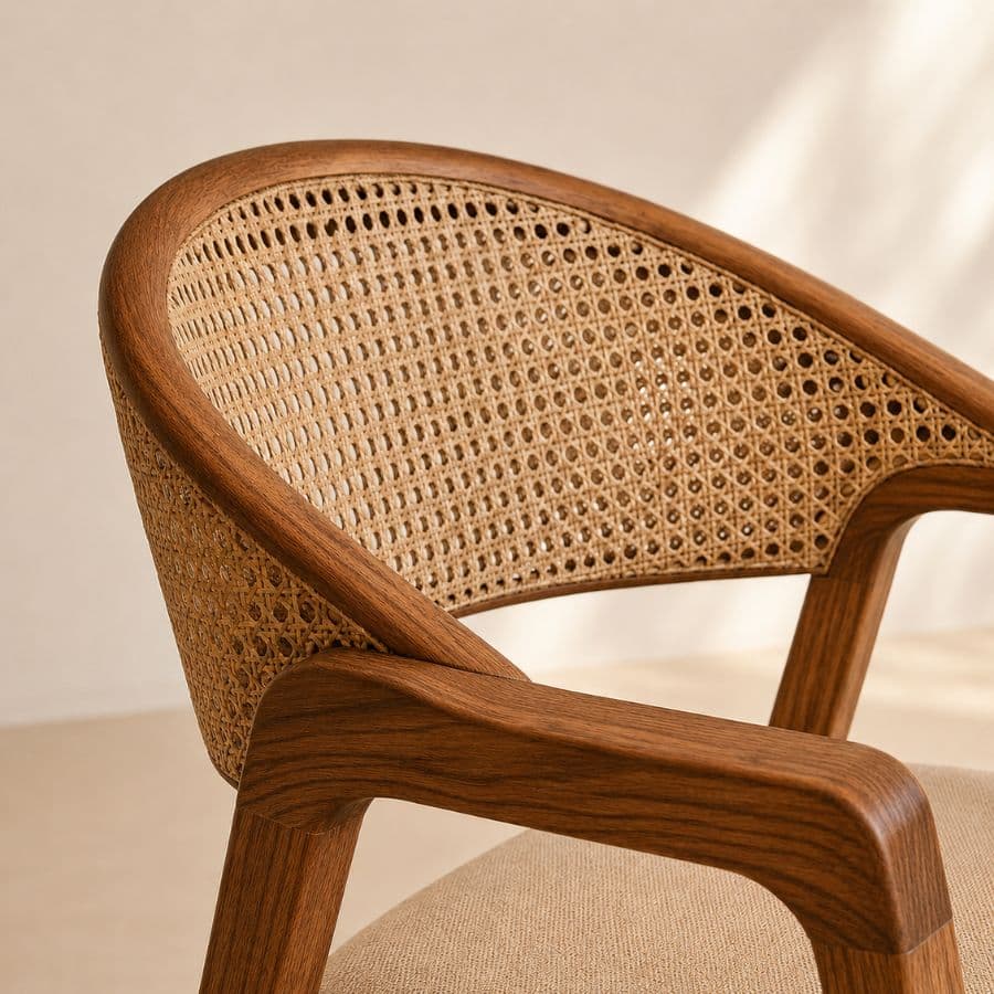 Silla comedor esterilla madera Petiribí Alba - SILVINA C 532 (1) Silla comedor esterilla madera Petiribí Alba - SILVINA C 532 (1)