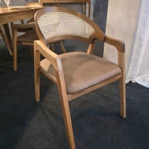 Silla comedor esterilla madera Petiribí Alba - SILVINA C 57 (1)