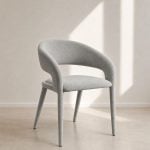 Silla moderna comedor tapizada diseño Lens