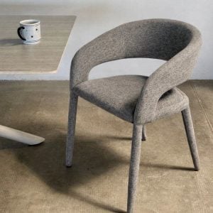 Silla moderna comedor tapizada diseño Lens - SILVINA C 12 (4)