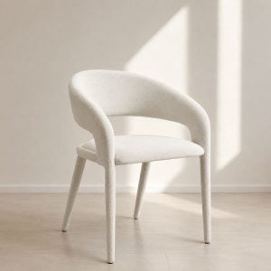 Silla moderna comedor tapizada diseño Lens - SILVINA C 12 (5)