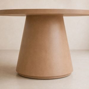 Mesa redonda comedor madera cónica Denver - SILVINA C (2)