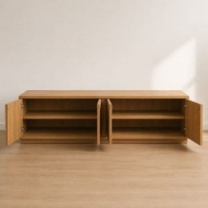 Rack tv madera Moderno 4 puertas Malor - SILVINA C 2