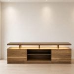 Rack tv madera Petiribí led Ghio