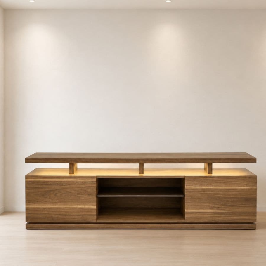 Rack tv madera Petiribí led Ghio - SILVINA C 1 (1) Rack tv madera Petiribí led Ghio - SILVINA C 1 (1)