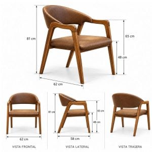 Silla Moderna comedor diseño Petiribí Alicia - SILVINA C 3315