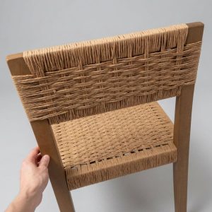 Silla madera esterilla Kraft Rústica Tulum - SILVINA C 5744 (1)