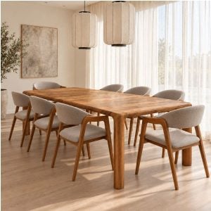 Mesa madera maciza comedor Rústica Arco - SILVINA C 1 (1)