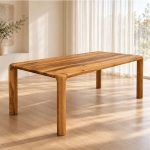 Mesa madera maciza comedor Rústica Arco