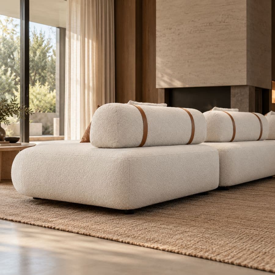 Sillón esquinero Moderno Diseño modular Ruby - SILVINA C 6 Sillón esquinero Moderno Diseño modular Ruby - SILVINA C 6