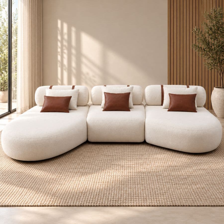 Sillón esquinero Moderno Diseño modular Ruby - SILVINA C Sillón esquinero Moderno Diseño modular Ruby - SILVINA C