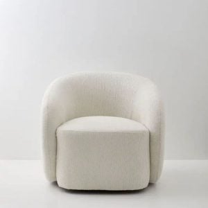 Sillón individual living redondo Giratorio Natural Lucy - SILVINA C (6)
