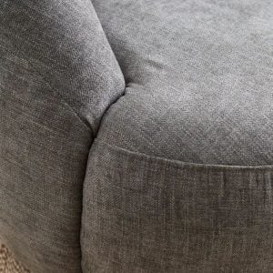 Sillón individual redondo Moderno Gris giratorio Bufy - SILVINA C (7)